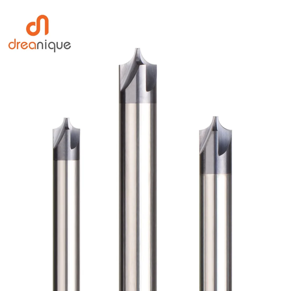 Herramientas de chaflán de radio interior de 1 piezas, desbarbado de 4-14mm, fresas de carburo sólido, broca de enrutador cnc, cortador de fresado