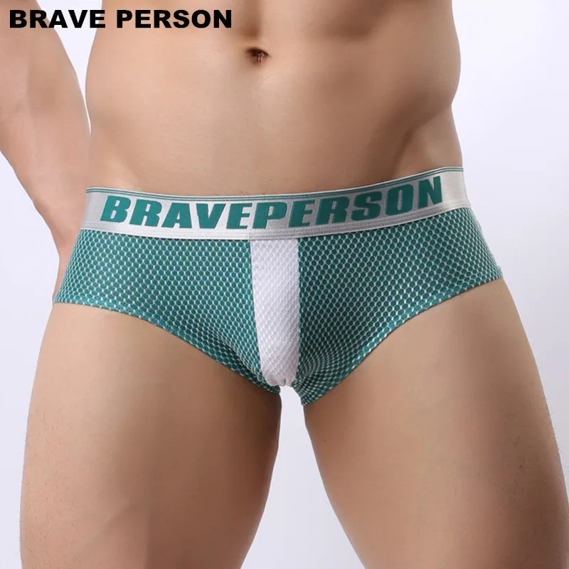 BRAVE PERSON Brand Underwear Men Sexy Briefs High Quality Nylon Boxer Briefs Male Panties Fashion Men\'s Underpants B1152