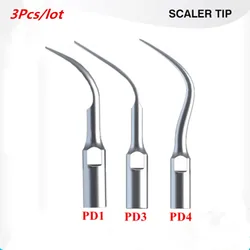 3 sztuk Dental skalowanie perio porady jodła dla satelec woodpecker-dte NSK, używane do skaler ultradźwiękowy rękojeści wybielanie zębów