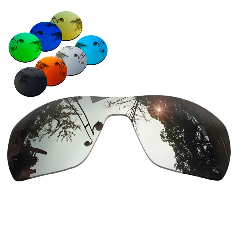 

100% Precisely Cut Polarized Replacement Lenses for-Oakley Offshoot Sunglasses Chrome Mirrored Coating Color- Choices