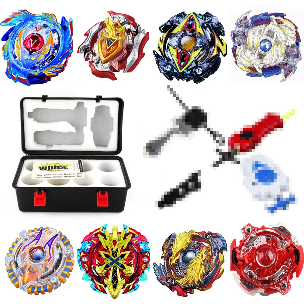  Spinning Top   Metal Fusion  Set Storage Box Top  toys  Launcher toysblade Toys For Children Boy