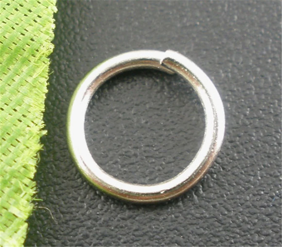 DoreenBeads 500PCs Silver Color Open Jump Rings 8mm Dia. Findings (B03066), yiwu