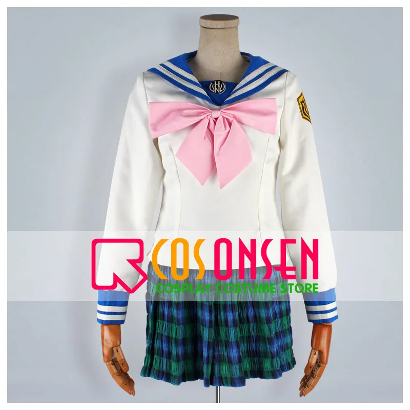 

COSPLAYONSEN Dangan Ronpa Sayaka Maizono Cosplay Costume Uniform Set Any Size Custom Made