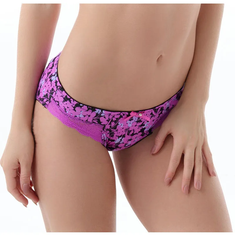 2pcs/Pack Mid-Rise Ladies Underwear Woman Panties Lace Sexy Panty For Women Cotton Crotch Briefs Hot Sale Plus Size M-L-XL