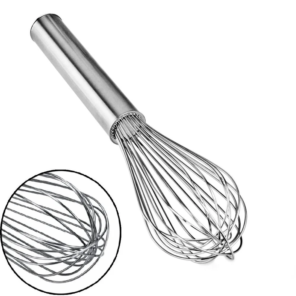 1Pcs Foodservice  Commercial Grade Stainless Steel Piano Whisks, 11-Inch