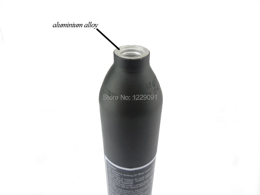 High Pressure Cylinder HPA Bottle 0.45L 300bar 4500psi Scuba Air Tank M18*1.5 Thread Aluminum alloy