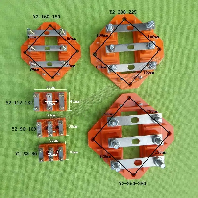 

Free Shipping Y2-112-132 connecting terminal splice terminal block terminal plate patch board water pump electric motor