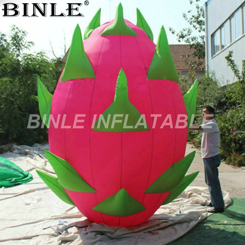 

Hot sale advertising promotion inflatable pitaya model Vietnam inflatable dragon fruit for events