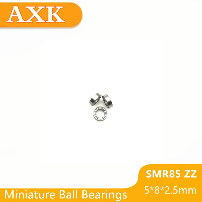 Top Fashion Smr85zz Abec-3 (10pcs) 5x8x2.5 Mm Stainless Steel Miniature Smr85 Zz Ball Bearings Smr85-zz