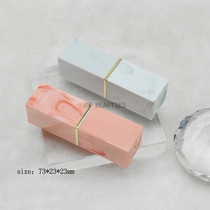 200Pcs/Lot New Empty Plastic Square Lipstick Tube Small Lip Gloss Pot Lip Balm Vial Women Cosmetic DIY Container