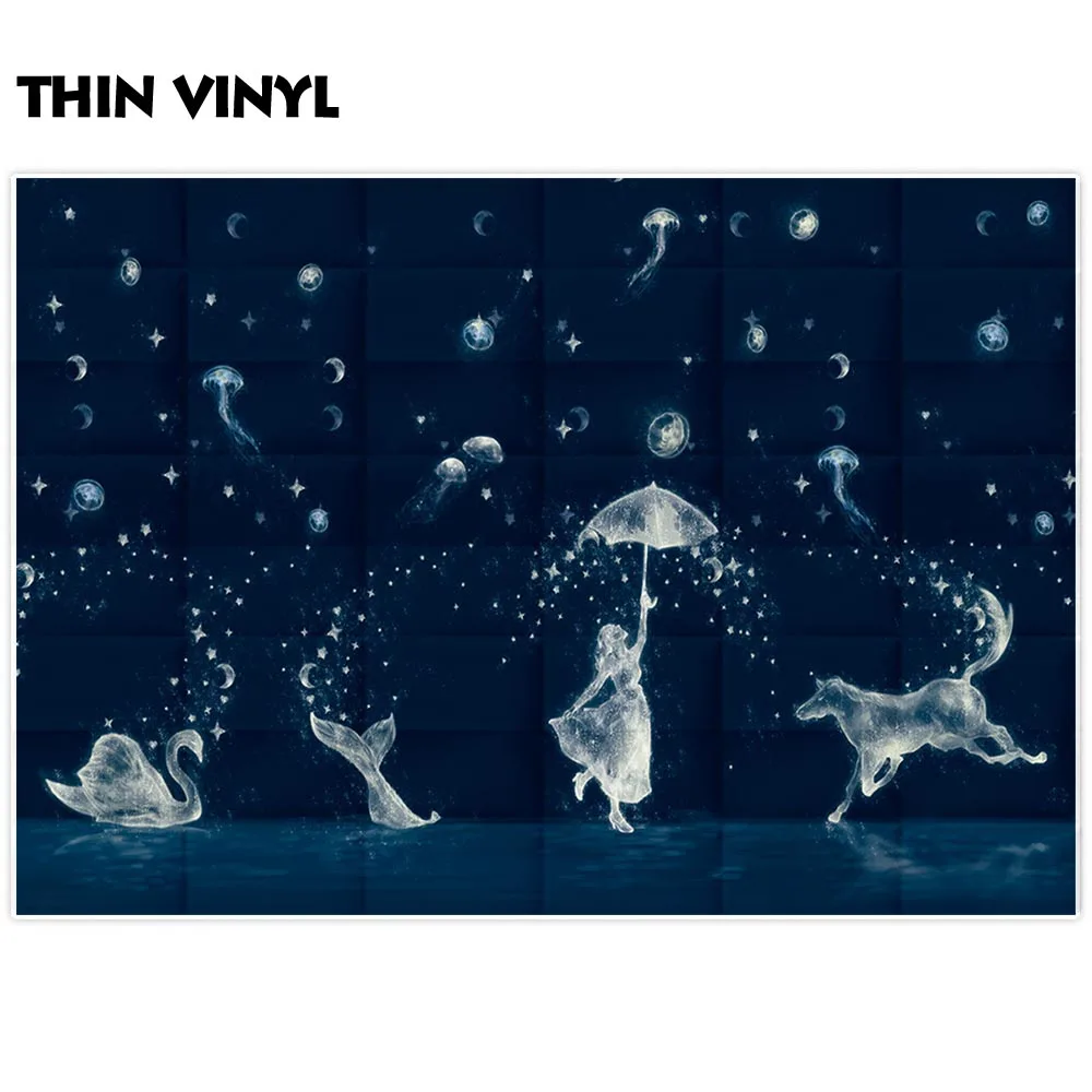 Allenjoy-Fondo de fotografía de País de las maravillas para niños, fariy infantil de cuento de telón de fondo, Princesa, cisne, para fotógrafo