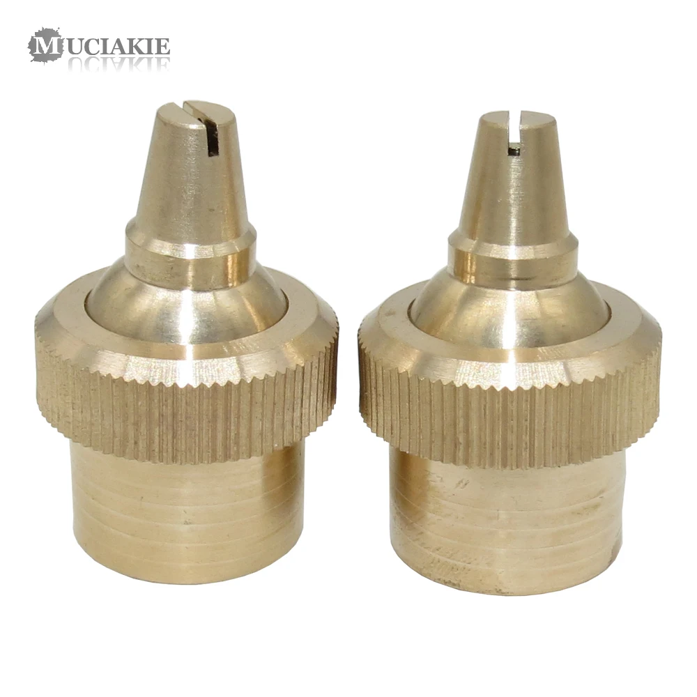 MUCIAKIE 1/2'' (20MM) Female Thread Brass Fan Type Garden Sprinkler Dust Removal Copper Nozzle Atomizing Crevice Aperture Micro