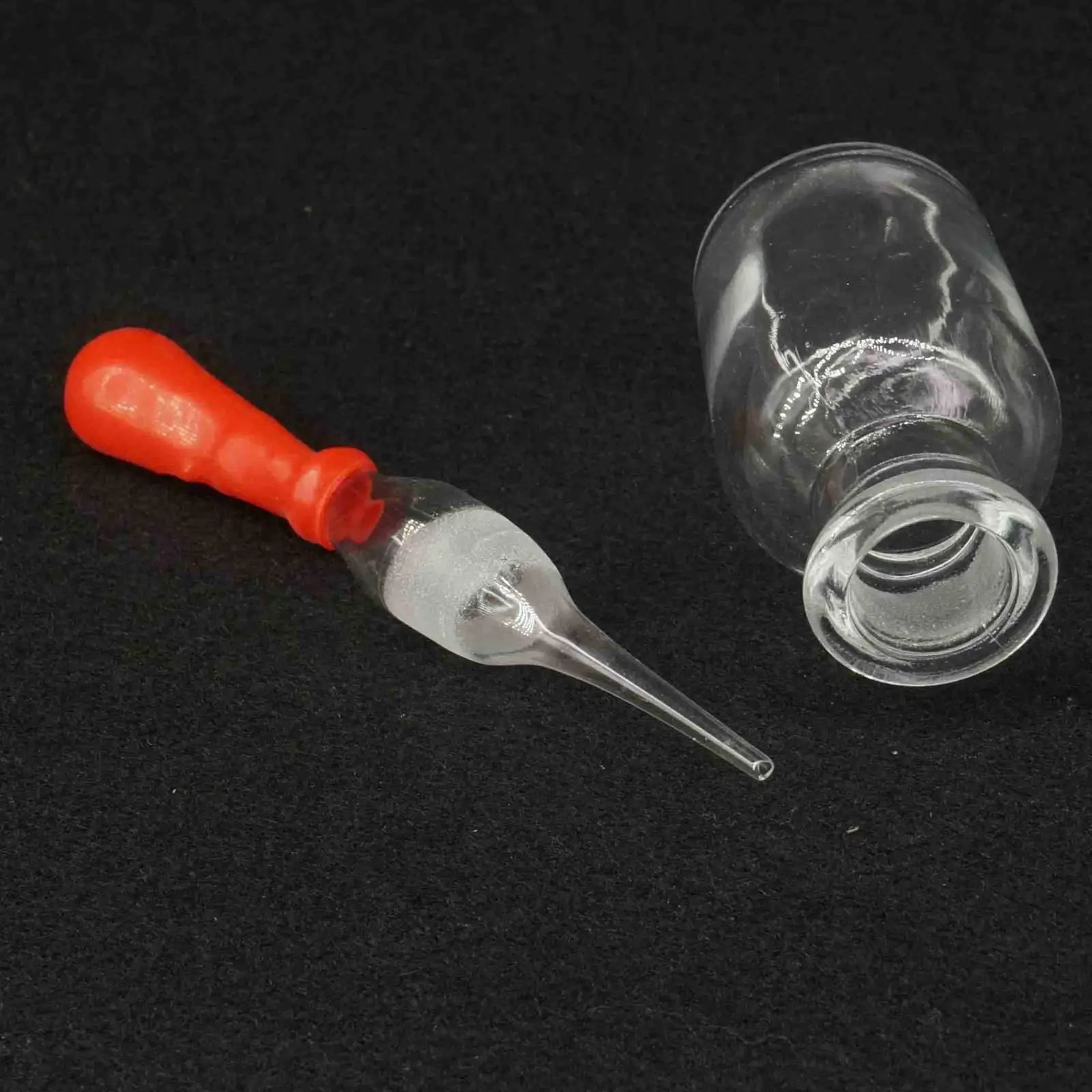 30ML Clear Glass Dropping Bottle Pipette With Ground Stopper and Dropper