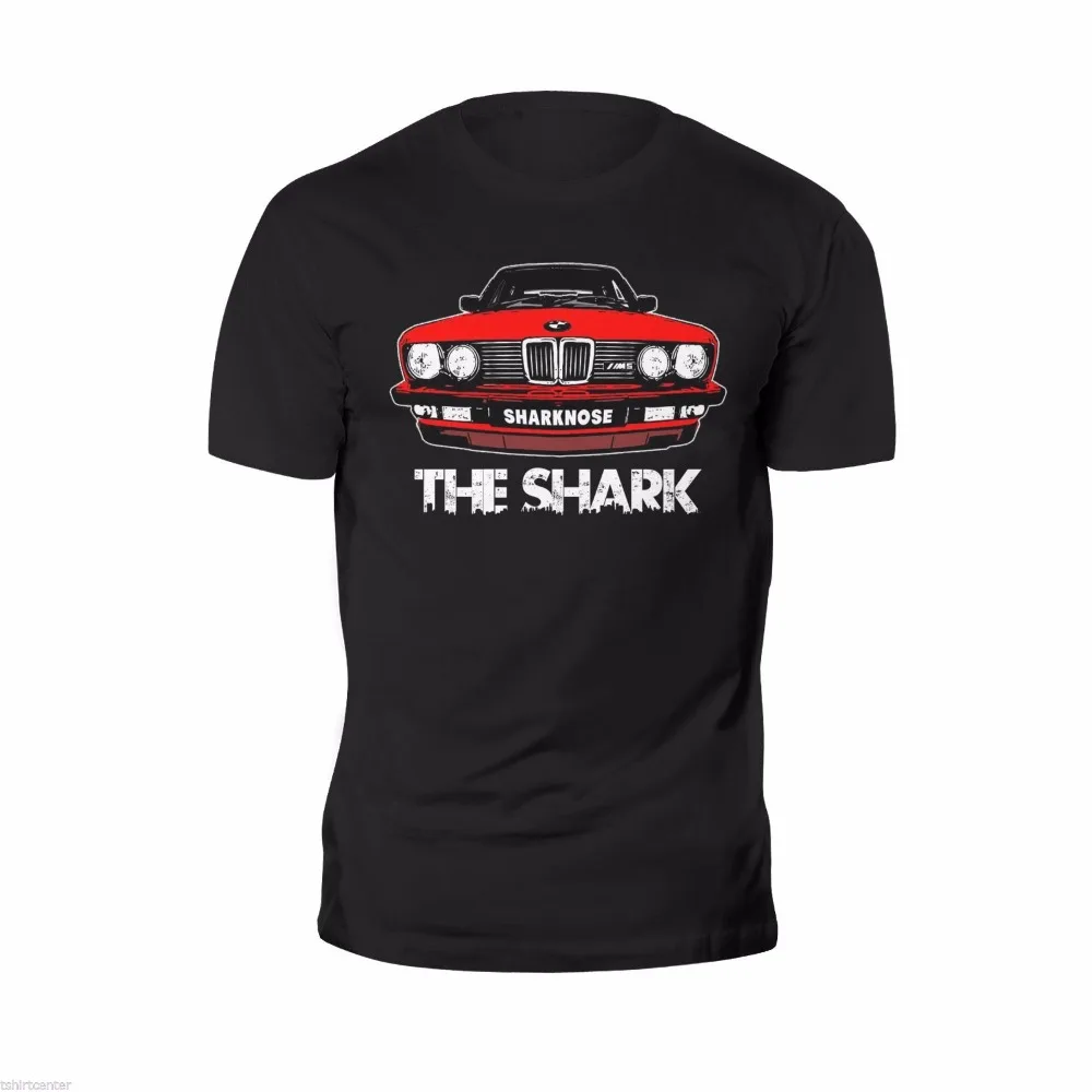 

2019 summer men's T-Shirt Men Clothing New Classic Tee Retro E28 M5 M Power The Shark Casual Men T shirt