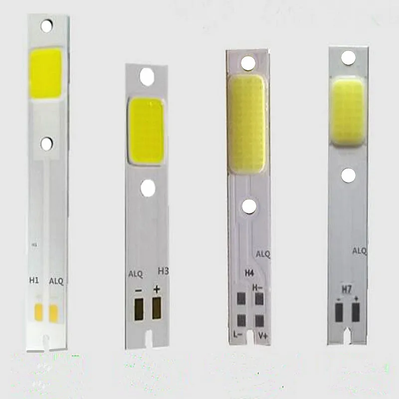 DC9-12V C6 LED CHIP CAR Reflektor świateł drogowych/wysokich H1 H3 H4 H7 COB Źródło światła 15W 30W 100LM/W 10szt