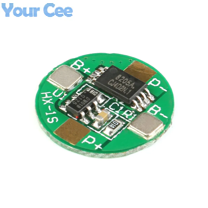 10 uds/1 ud 3,7 V 1S 2.5A 18650 li-ion BMS PCM módulo de placa de protección de batería PCB con protección contra sobrecarga y sobredescarga