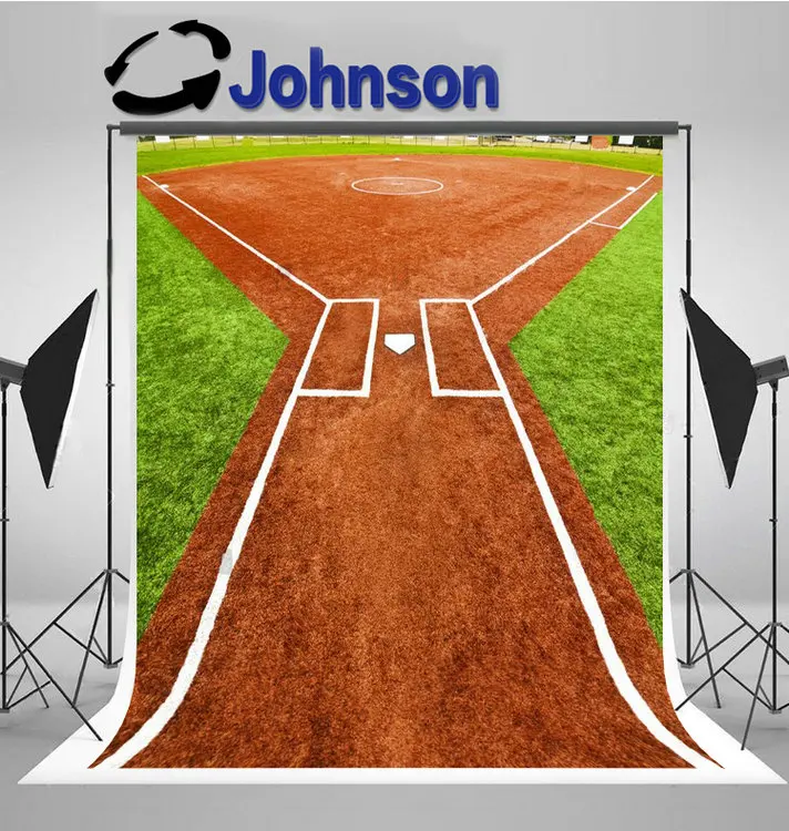 

Behind Home Plate softball Sports Stadium backdrops High quality Computer print wall photo studio background