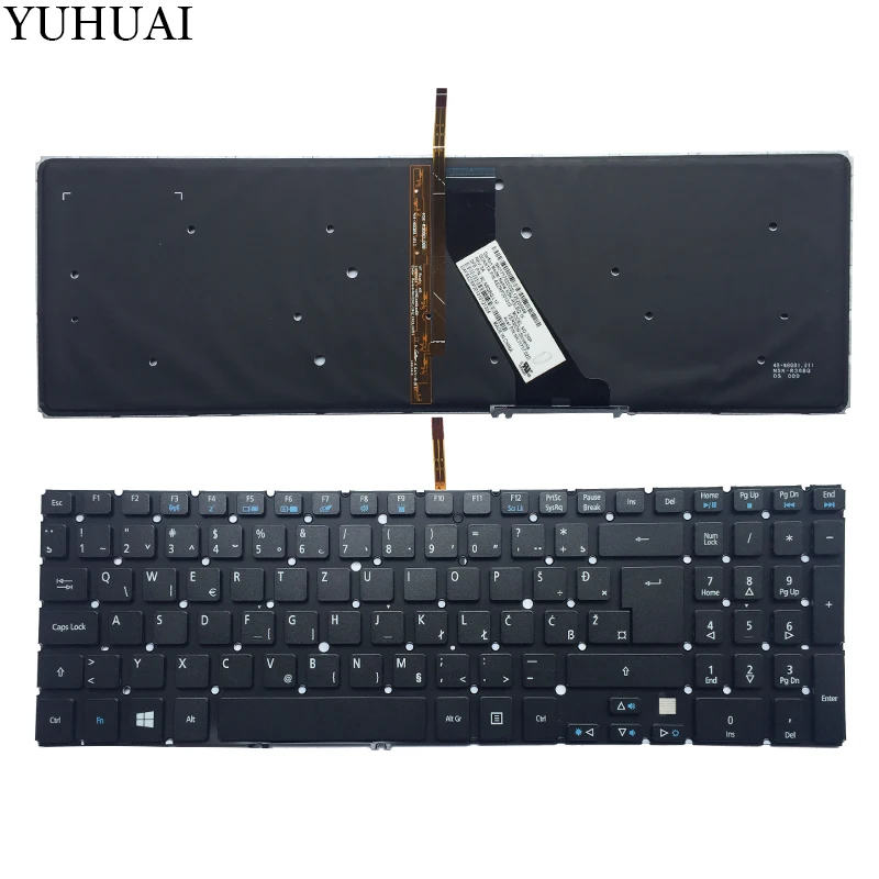 NEW SL Laptop keyboard replacement for Acer M5-581 M5-581G M5-581T M5-581TG V5-571 Slovenian keyboard with Backlight