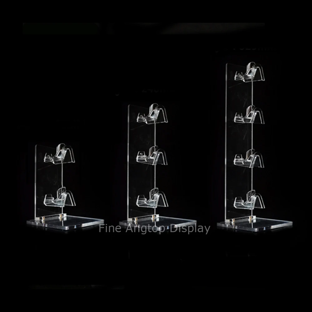 Assembled Multi Layers Acrylic Sunglass Display Rack Shelf Eyeglasses Show Stand Jewelry Holder For Multi Pairs Glasses Showcase