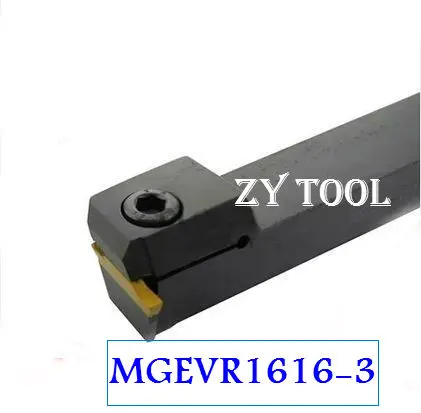 MGEVR1616-3 16 MM Grooving External Torno de Giro Barra de Ferramentas Holder Para Corte Torno Cnc Turning Tool Set Titular