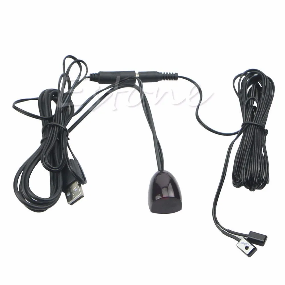 

1 PC For 1 Receiver 2 Emitters Repeater Hidden Infrared Remote IR Extender System Kit