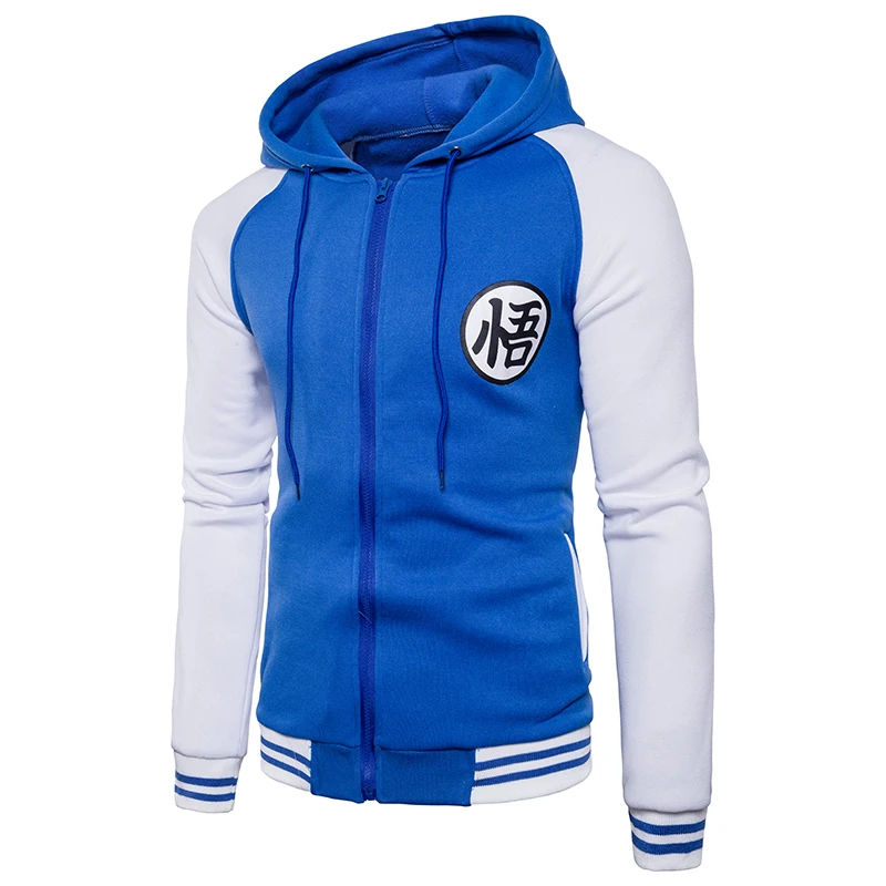 Trend New Japanese Anime  Varsity Hooded Jacket 2018 Spring Casual Zipper Hoodie Coat Sweatshirt Jacket