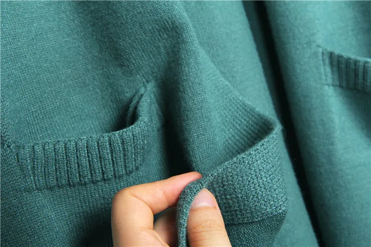 Colete de malha longa sem mangas feminino, casaco de lã sólida, suéter feminino com decote em v, colete de inverno, moda coreana, primavera, 2022