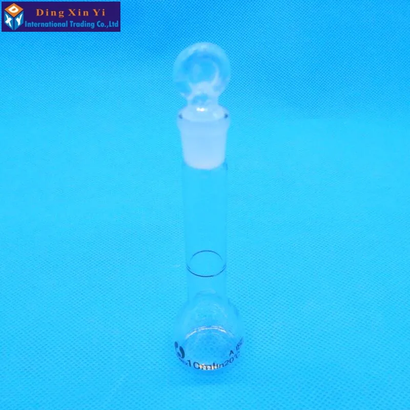 10ml Transparent volumetric flask Constant volume bottle flint glass flask volumetric Laboratory volumetric flask