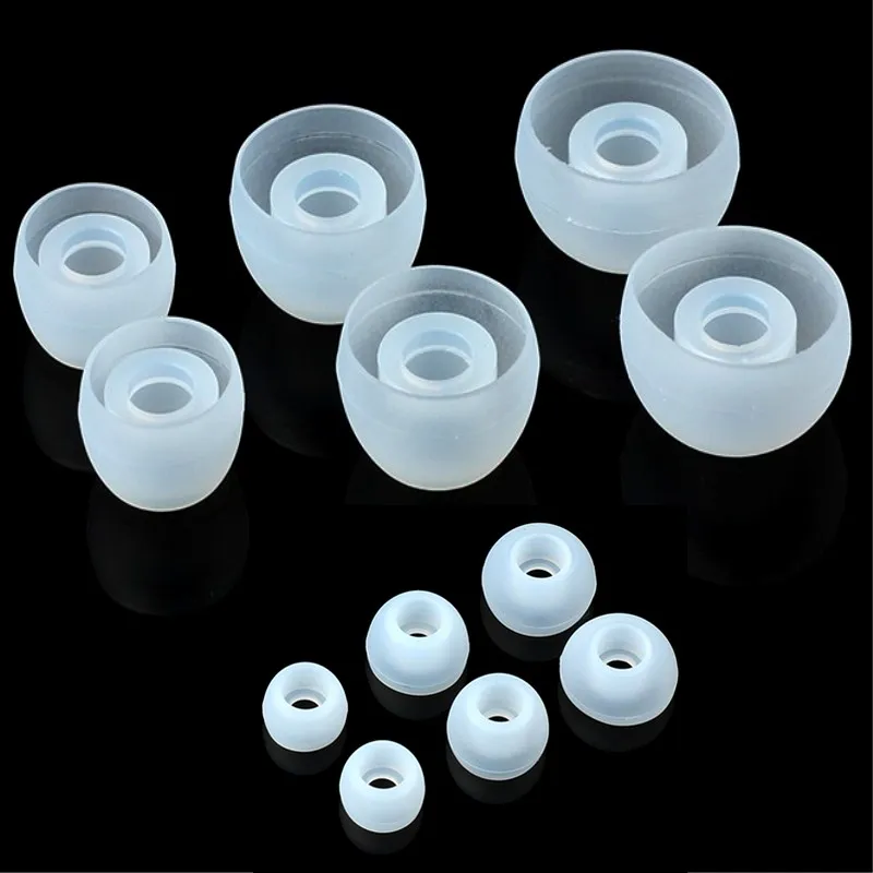 12 paia auricolari In Silicone suggerimenti auricolari di ricambio auricolari coperchi auricolari per la maggior parte degli accessori per cuffie auricolari In-Ear