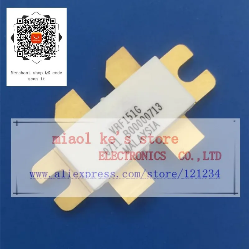 100%Original: VRF151G  VRF151 G  [ MOSFET RF PWR N-CH 50V 300W 16dB 175MHz M208 ] - RF POWER VERTICAL MOSFET