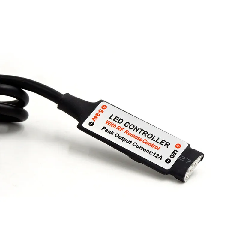 Mini 3 /24 / 44 Sleutel Ir Rf Usb Rgb Remote Wireless Led Controller Dimmer Dynamische Modus Infrarood Voor rgb 3528 5050 Led Strip Verlichting