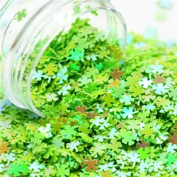 20 Gram 3mm Green Color Four-leaf Clover Sequins|Four-leaf Clover Scrapbooking Sequins|Nail Art Sequins