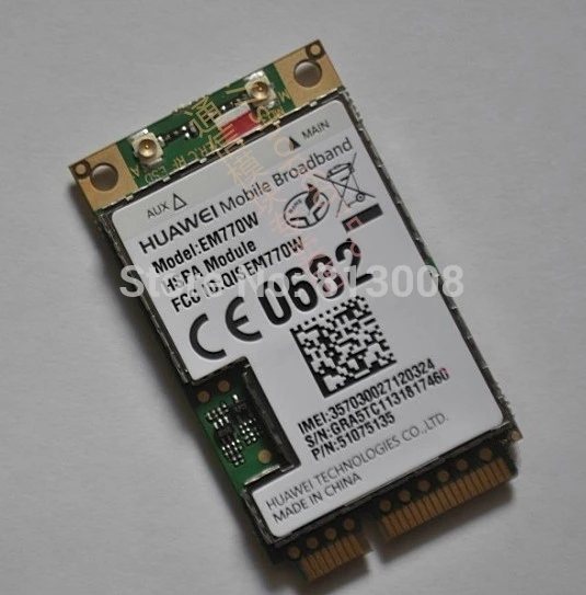 Unlocked EM770W GPRS EDGE WCDMA 3G WWAN Card 100% New&Original Genuine GPS Voice message EDGE GPRS for Dell/Thinkpad