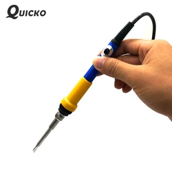 QUICKO T12 Mini Adjustable Temperature Electric Soldering Iron DC24V soldering station Constant temperature Welding Tool 72W