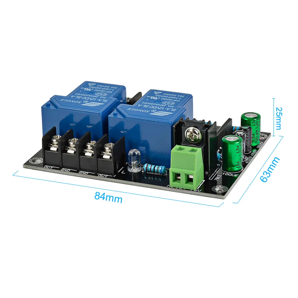 AIYIMA UPC1237 2.0ลำโพงป้องกันประกอบโมดูลที่เชื่อถือได้ประสิทธิภาพ2ช่องสำหรับ DIY เครื่องขยายเสียง Hi-Fi