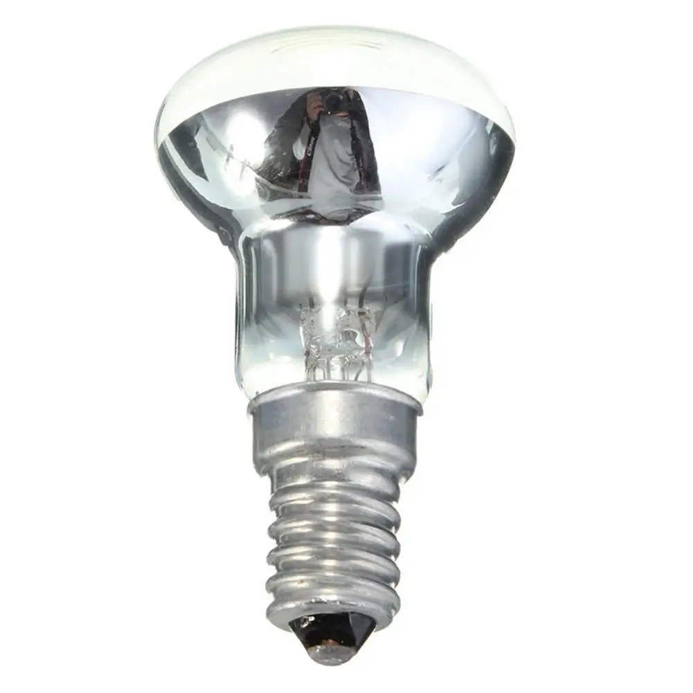 Edison Bulb E14 Light Holder R39 Reflector Spot Light Bulb Lava Lamp Incandescent Filament Lamp