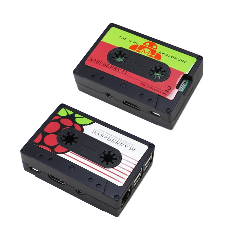 Elecrow caso de fita magnética para raspberry pi abs gabinete de fita caixa de concha caso design para raspberry pi 3 b + /3 b/2 b/b mais