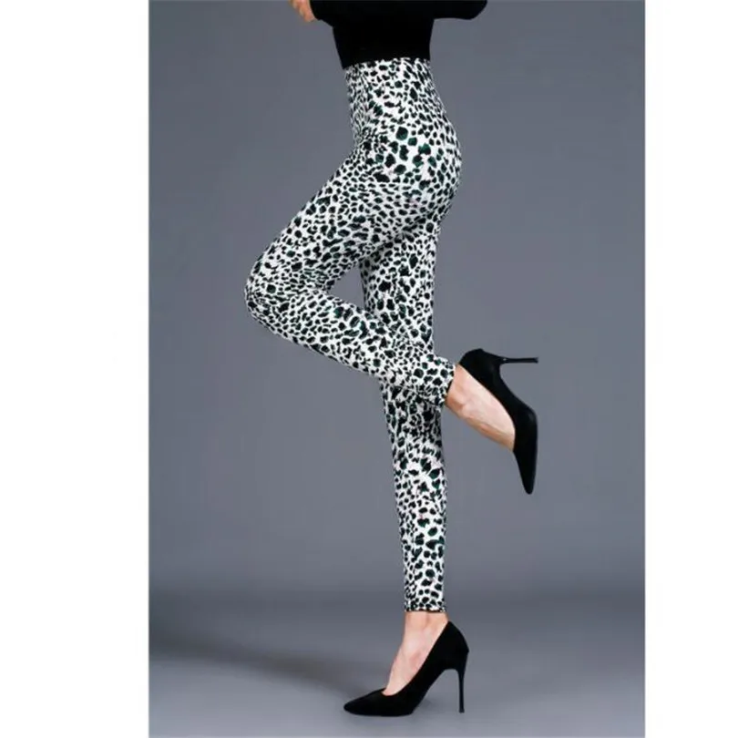 Ygyeeg mulheres de fitness push up leopard impressão leggings moda cintura alta elástica feminino leggings sexy calças retalhos