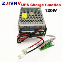 switching power supply 120w 12v 10A with UPS/ Charge function ac 110/220v  to dc 12v, 24VDC Battery Charger 13.8V SC-120-12/ 24