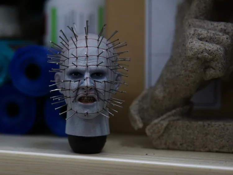 1/6 scale figure Accessory pinhead headsculpt terror male head shape for 12