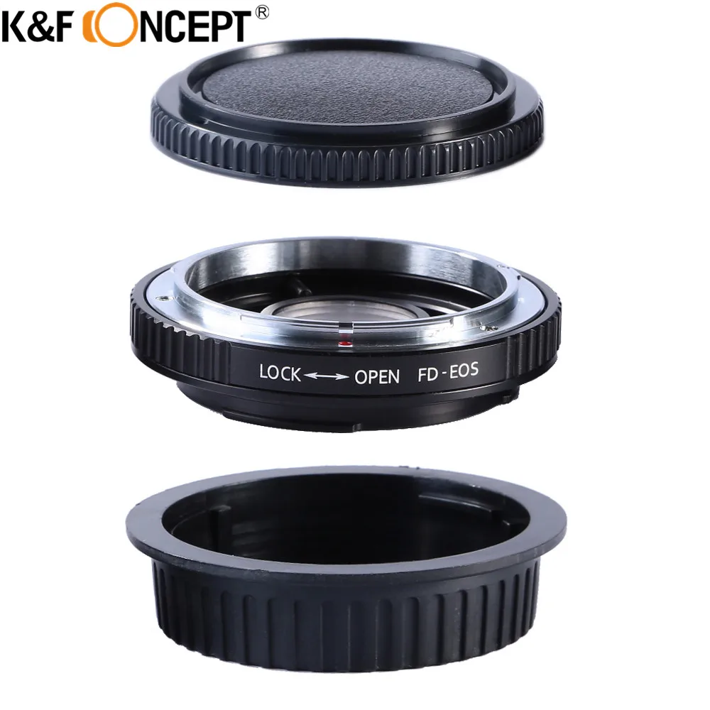 K&F CONCEPT FD lens to EOS EF Camera Mount Lens Adapter Ring for Canon FD Lens to for Canon EOS EF Camera Mount Lens