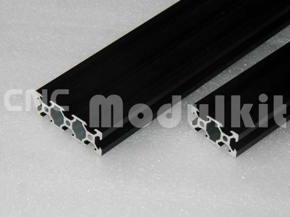 2060V-slot Aluminum Profile CNC Router Black 2060 V-slot Frame Extrusion Free Cutting Device Equipment Construction CNC MODULKIT