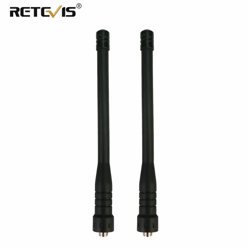 RETEVIS HA01 텔레스코픽 SMA-F 안테나 VHF/UHF 144/430Mhz Kenwood Baofeng UV-5R//888S H777/RT29/워키 토키