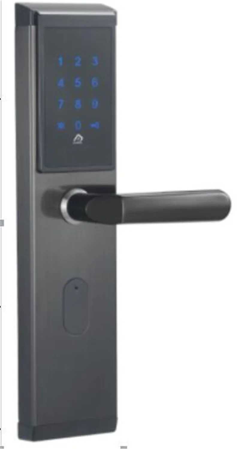 Stainless steel Password/ID Card/ Key Unlocking Access Control Hotel Lock Can use to Wood Door