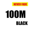 Cable trenzado de 8 hilos, 100 m, NEGRO