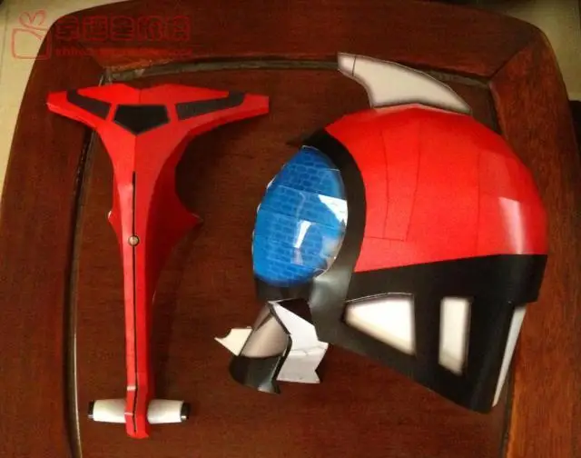 1:1 Manual Limit Of 3D Paper Model DIY For Wearable Fake Knight Kabuto Helmets