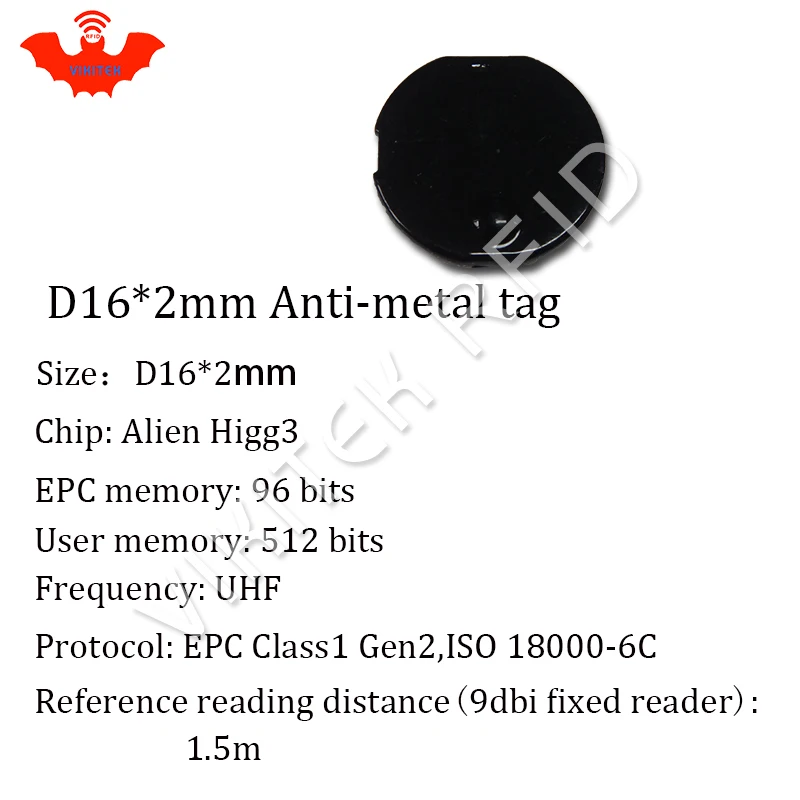 UHF RFID 금속 태그 915m 868m EPC 6c 20pcs 무료 배송 도구 관리 D16mm * 2mm 마이크로 원형 도자기 패시브 RFID 태그