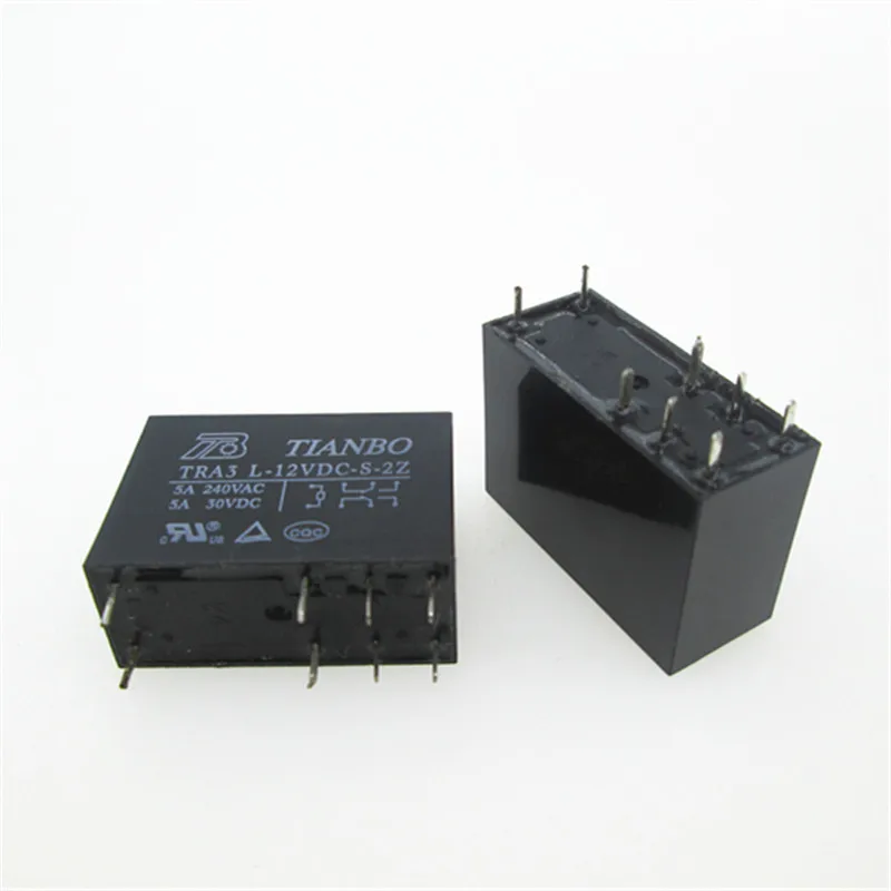 

NEW 12V relay TRA3 L-12VDC-S-2Z TRA3L-12VDC-S-2Z TRA3-L-12VDC-S-2Z TRA3-L-12VDC TRA3 L-12VDC DC12V 12VDC 12V 5A 240VAC 8PIN