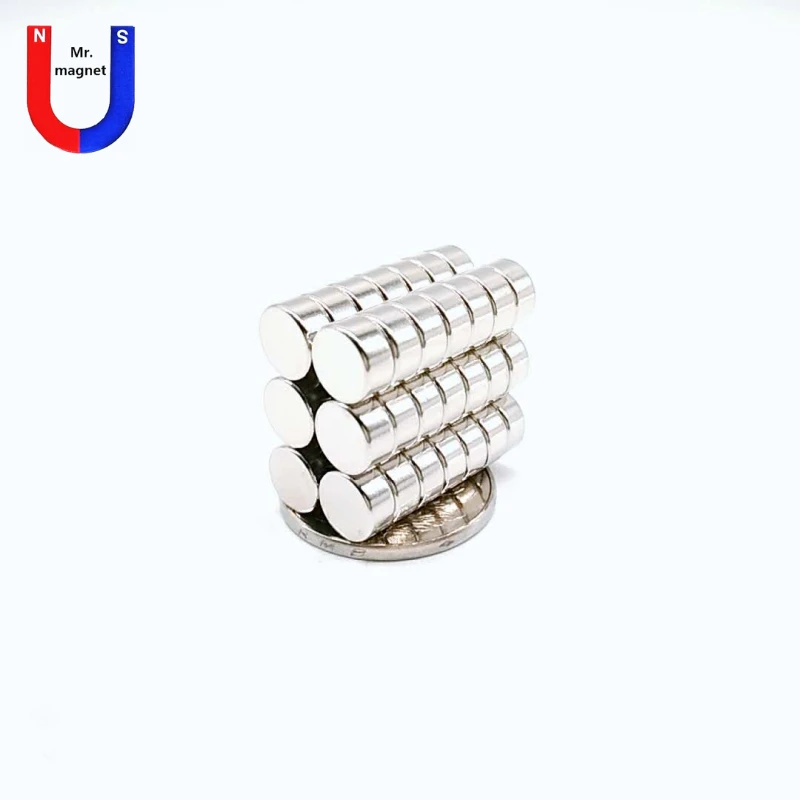 100pcs 8x4 Neodymium Magnet 8*4 Super Strong Powerful Permanent Magnetic Magnets 8mm x 4mm Small Round NdFeB Cylinder