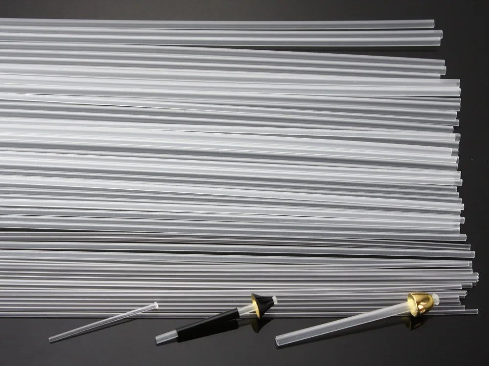 Fly Tying Tubes Rigid Tubing Tube Flies Tying Material Available In 4 Sizes,Clear